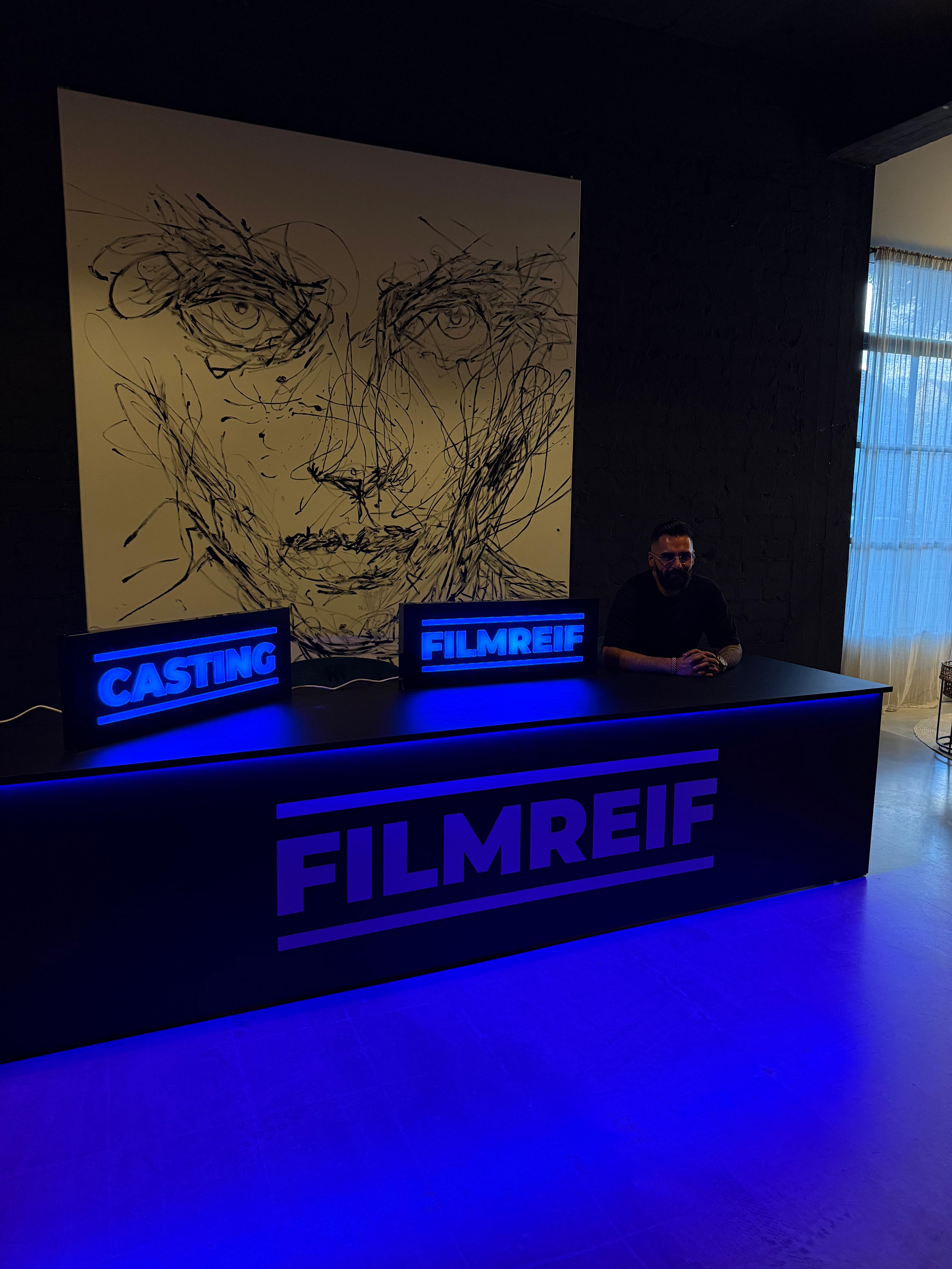 Setdesign und Gestaltung für Filmreif, Werbebau von DQuadrat Werbetechnik Göppingen