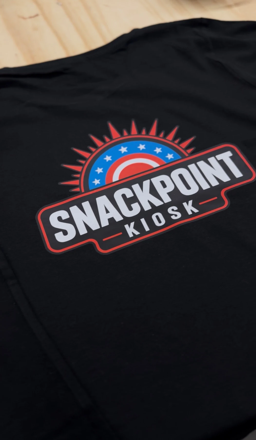 Snackpoint Kiosk: Textilveredelung
